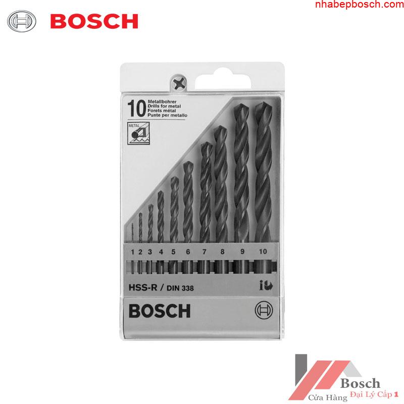 Bộ mũi vặn vít cầm tay 10 món Bosch