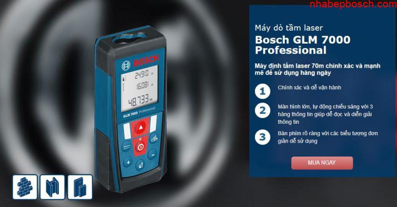 Máy đo khoảng cách Bosch GLM 250-VF