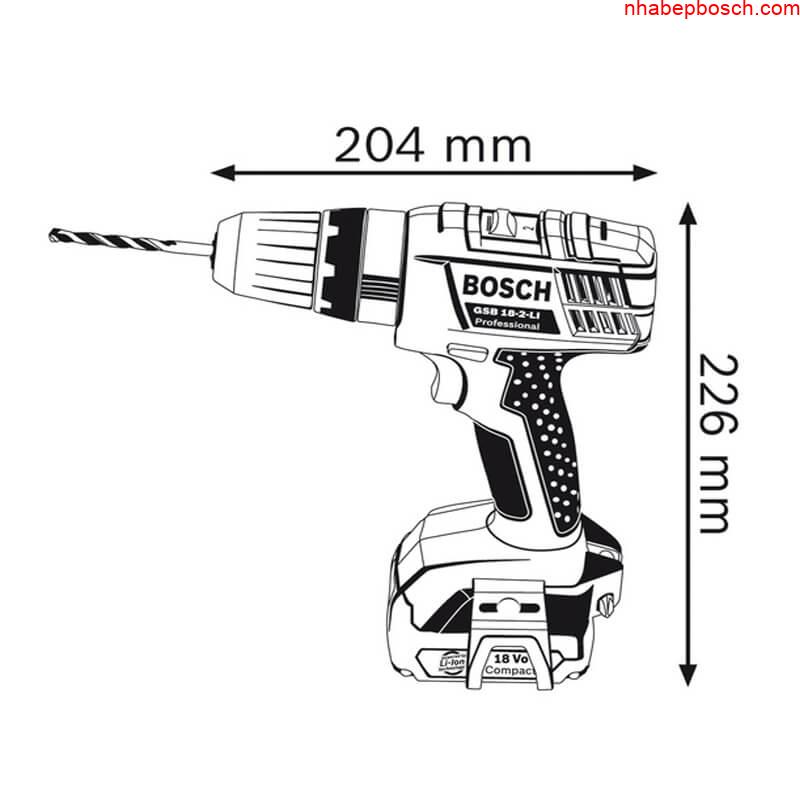 Máy Khoan Pin Vặn Vít Bosch GDR 1440-LI