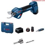 Máy cắt tỉa chuyên nghiệp Bosch PRO PRUNER cùng các phụ kiện đi kèm