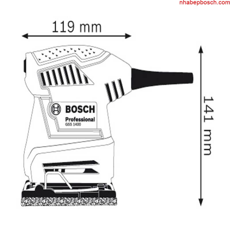 Máy chà nhám băng Bosch GBS 75 A