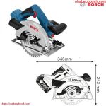 Bosch GKS 18V-57 nhỏ gọn cho khả năng kiểm soát hoàn toàn khi vận hành