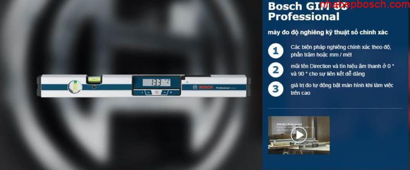 Máy đo nghiêng kỹ thuật số Bosch GIM 120