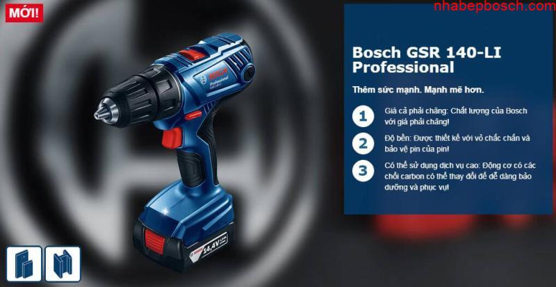 Máy vặn vít dùng pin Bosch GDR 14,4V LI