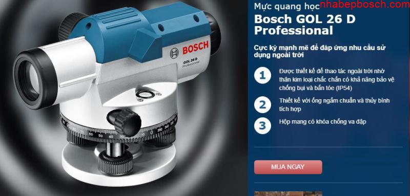 Máy cân mực Bosch GLL 3-15X Professional