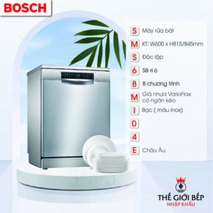 Đánh giá máy rửa chén bát Bosch SMS68MI04E có tốt không
