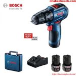 Trọn bộ máy khoan bắt vít động lực dùng pin Bosch GSB 12V-30