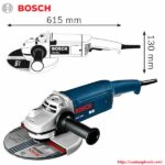 Kích Thước Nhỏ Gọn Cho Nhiều Tiện ích Của Máy Mài Góc Bosch Gws 2000 180