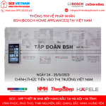 Nhabepbosch Bai Viet Thong Tin Ve Phap Nhan Bsh Bosch Home Appliances Tai Viet Nam